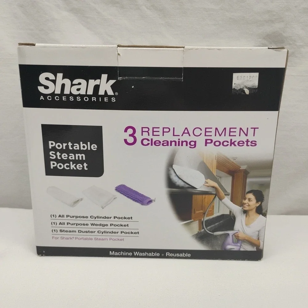 Shark Portable Steam Replacement Cleaning Pockets XT630 3pc Set Cylinder/Wedge